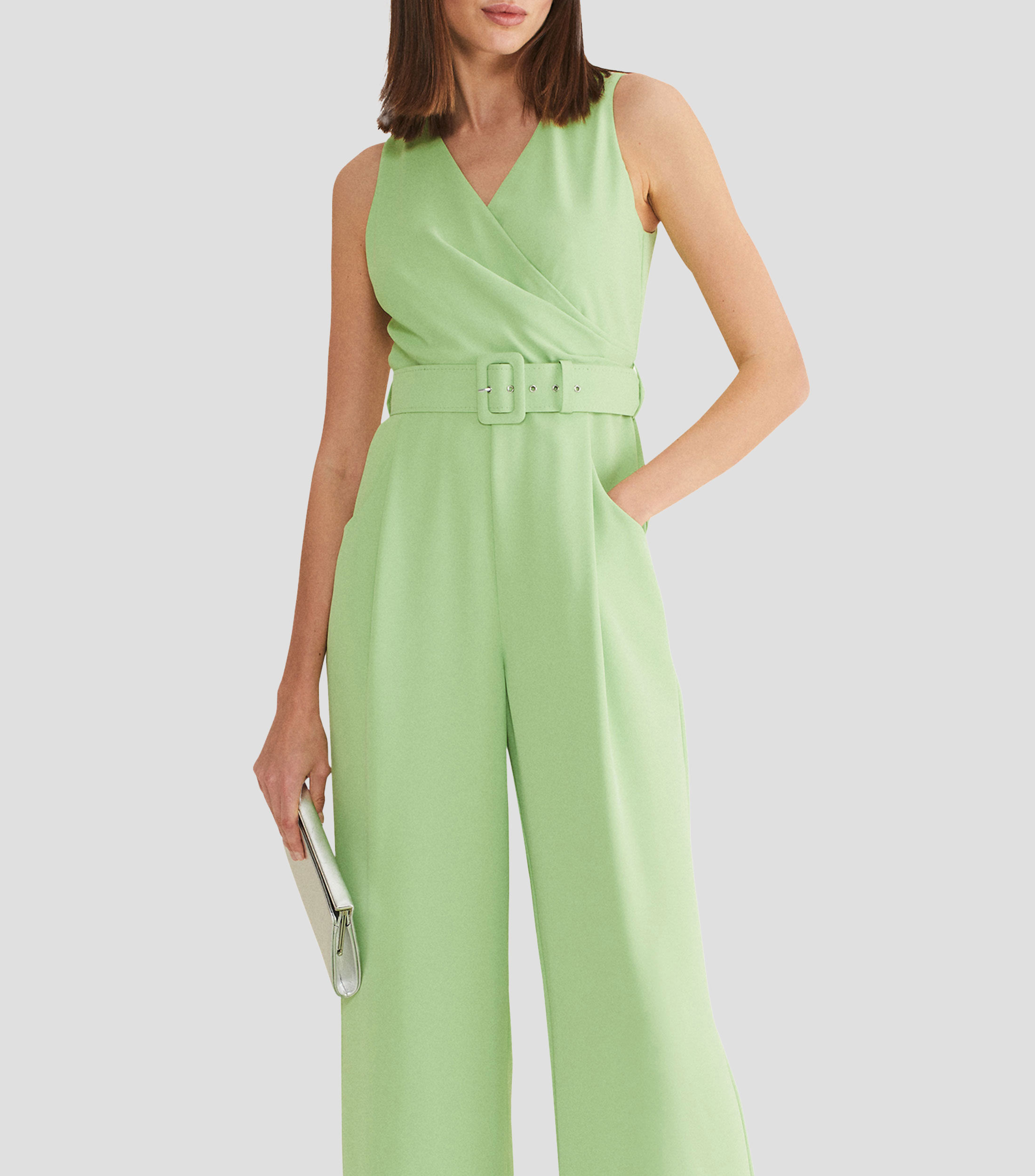 Jumpsuit de corte recto Mujer